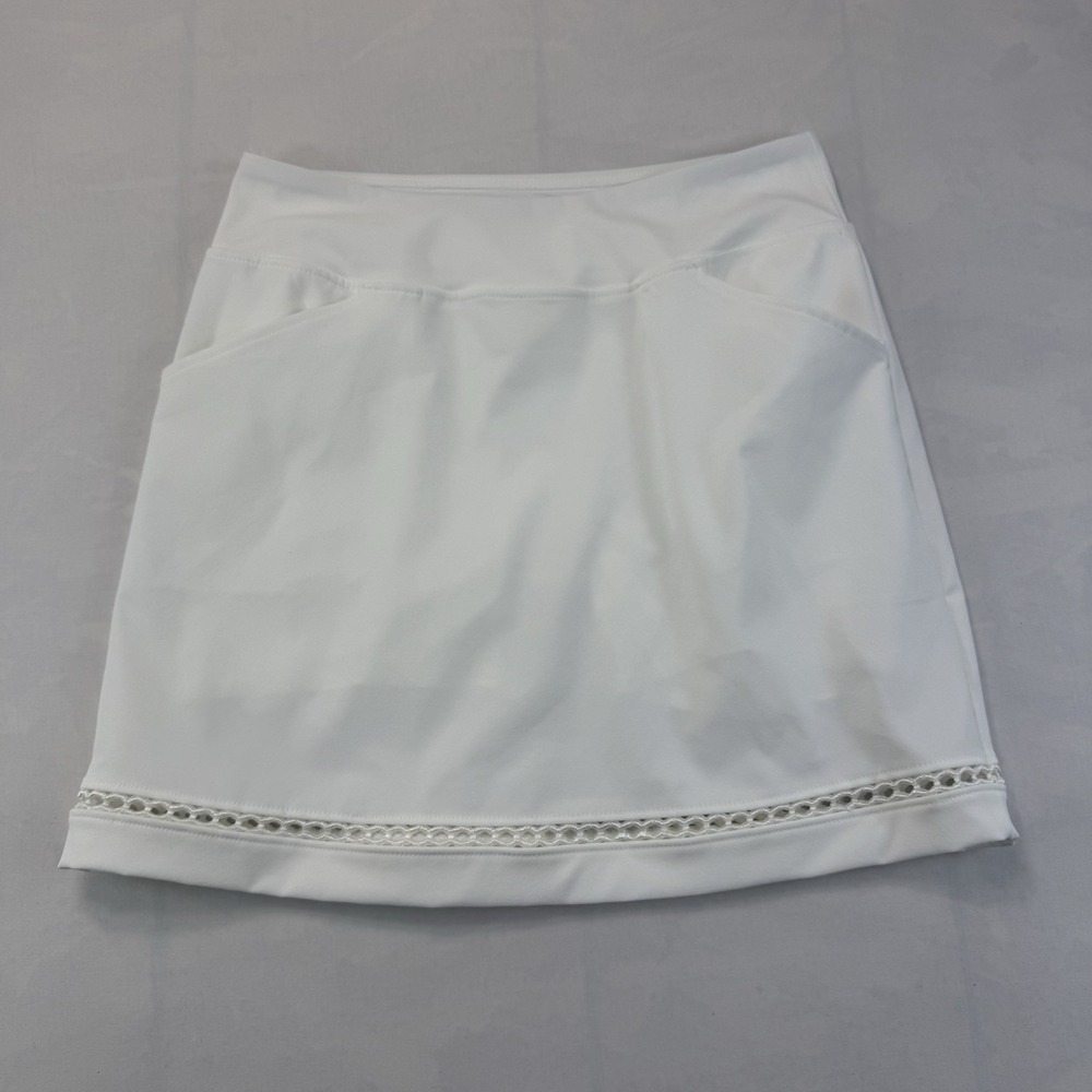 Lilly Pulitzer Luxletic Skort Women 0 White Athletic Golf Tennis Skirt